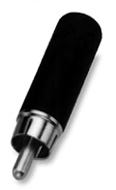 SWITCHCRAFT 3502ABAU разъем RCA ('тюльпан'), 'папа', позолоченный контакт. Чёрный.