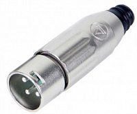 SWITCHCRAFT AAA3MZ кабельный разъём XLR: 3-контактный, 'папа', металлический, никелированный.