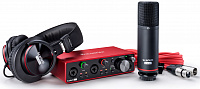 Focusrite Scarlett 2i2 Studio 3rd Gen  студийный комплект (Scarlett 2i2 3rd Gen, наушники, микрофон,