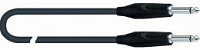 QUIK LOK S198-3AM BK готовый инструментальный кабель серии Professional, длина 3 метра, прямые разъёмы Jack mono Amphenol, черн