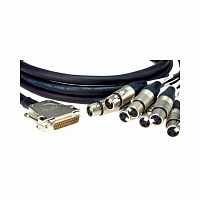 KLOTZ TAN08DF05 мультикабель 5 м, D-Sub25 - 8 XLR Neutrik Female
