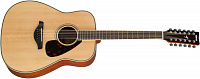 Yamaha FG820-12 NATURAL  акустическая гитара, 12-струнная, цвет NATURAL, Верхняя дека из массива Ели