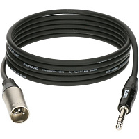 KLOTZ GRG1MP06.0 GREYHOUND готовый микрофонный кабель, разъемы Klotz XLR папа - Stereo Jack, длина 6 м
