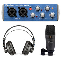 PreSonus AudioBox 96 STUDIO комплект для звукозаписи (аудиоинтерфейс AudioBox USB 96, микрофон M7, наушники HD7, ПО Studio OneArtist)