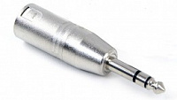 Invotone AD460 - переходник джек моно 6.3мм <> XLR 3P, корпус металл